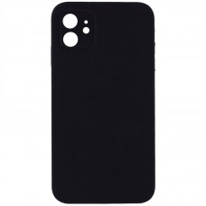 Silicone Case Square Full Camera Protective (AA) NOLOGO для Apple iPhone 11 (6.1")  Черный / Black - 00000072154_27