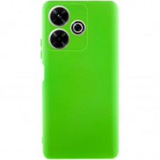 Чехол TPU GETMAN Liquid Silk для Xiaomi Redmi 13 4G / Poco M6 4G  Салатовый / Neon Green - 00000072870_9