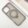 TPU+PC чехол Metal Buttons with MagSafe Colorful HQ Ring для Apple iPhone 16 Pro (6.3