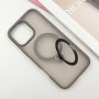 TPU+PC чехол Metal Buttons with MagSafe Colorful HQ Ring для Apple iPhone 16 Pro (6.3