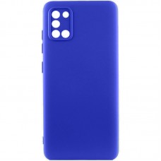 Чехол TPU GETMAN Liquid Silk Full Camera для Samsung Galaxy A31  Синий / Iris - 00000073788_10