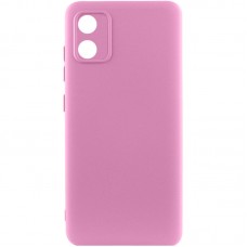 Чехол TPU GETMAN Liquid Silk Full Camera для Motorola Moto E13  Розовый / Pink - 00000074054_7