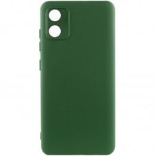 Чехол TPU GETMAN Liquid Silk Full Camera для Motorola Moto E13  Зеленый / Dark green - 00000074054_3