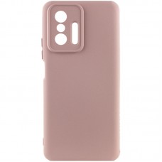 Чехол TPU GETMAN Liquid Silk Full Camera для Xiaomi 11T / 11T Pro  Розовый / Pink Sand - 00000074066_8