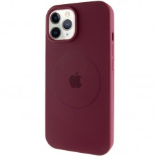 Чохол Silicone Case Full Protective (AA) with MagSafe для Apple iPhone 11 Pro Max (6.5")  Бордовий / Plum - 00000076425_5