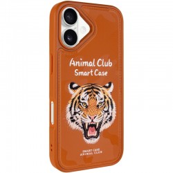 TPU+PC чохол Animal Club для Apple iPhone 16 (6.1")  Chocolate Brown - 00000082645_4