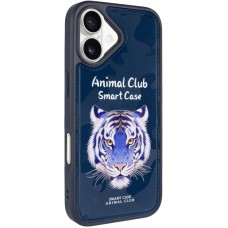 TPU+PC чохол Animal Club для Apple iPhone 16 (6.1")  Royal Blue - 00000082645_3