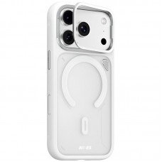 TPU+PC чохол Blueo Frosted Heat Dissipation Stand with MagSafe для Apple iPhone 17 Pro Max (6.9")  Білий - 00000081527_1