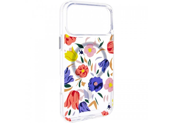 TPU+PC чохол Clear Garden with MagSafe для Apple iPhone 17 Pro (6.3