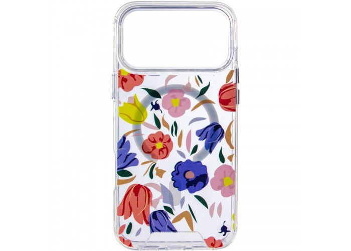 TPU+PC чохол Clear Garden with MagSafe для Apple iPhone 17 Pro (6.3