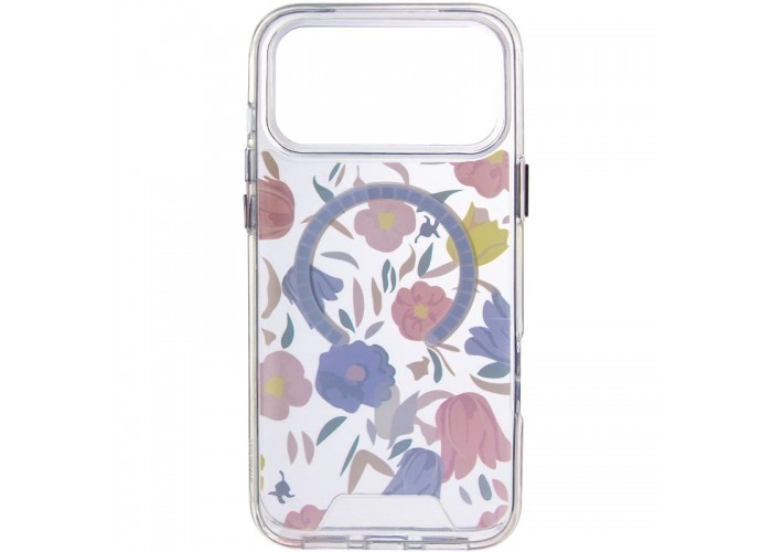 TPU+PC чохол Clear Garden with MagSafe для Apple iPhone 17 Pro (6.3