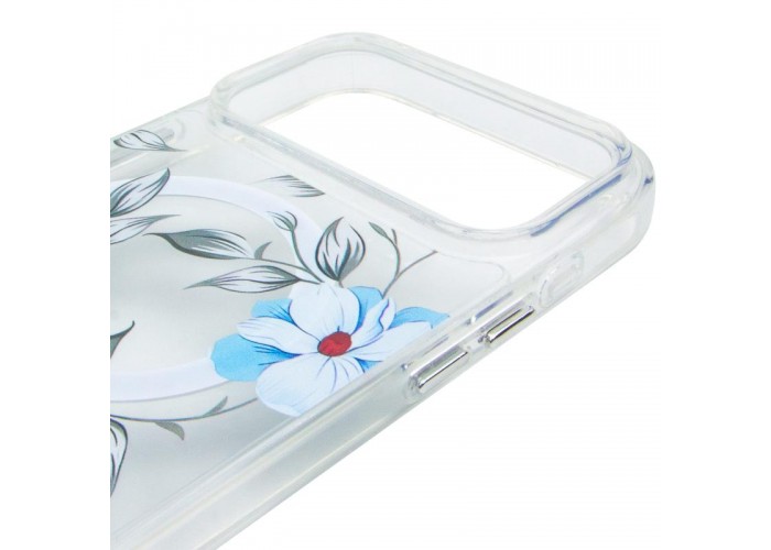 TPU+PC чохол Clear Garden with MagSafe для Apple iPhone 17 Pro Max (6.9