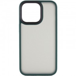 TPU+PC чохол Metal Buttons для Apple iPhone 13 Pro (6.1")  Зелений / Dark Green - 00000049105_1