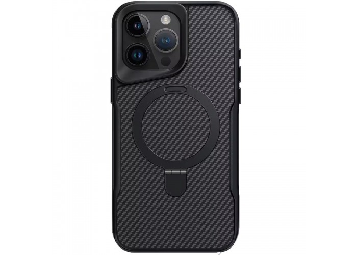 TPU+PC чохол Metal Buttons with MagSafe Carbon Ring для Apple iPhone 14 Pro (6.1