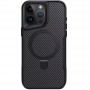 TPU+PC чохол Metal Buttons with MagSafe Carbon Ring для Apple iPhone 14 Pro (6.1