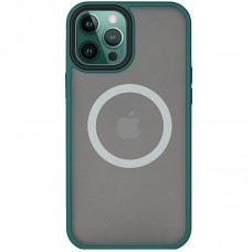 TPU+PC чохол Metal Buttons with MagSafe для Apple iPhone 13 Pro (6.1")  Зелений - 00000054125_3