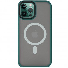 TPU+PC чохол Metal Buttons with MagSafe для Apple iPhone 14 Pro (6.1")  Зелений - 00000055541_4
