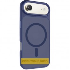 TPU+PC чохол Metal Buttons with MagSafe для Apple iPhone 17 Air (6.5")  Синій / Navy Blue - 00000081723_3