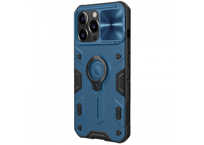 TPU+PC чохол Nillkin CamShield Armor no logo (шторка на камеру) для Apple iPhone 13 Pro Max (6.7