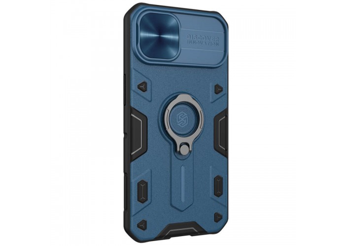 TPU+PC чохол Nillkin CamShield Armor no logo (шторка на камеру) для Apple iPhone 13 Pro Max (6.7
