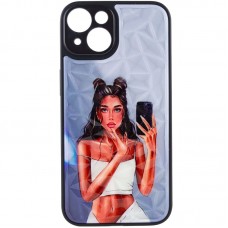 TPU+PC чохол Prisma Ladies для Apple iPhone 14 (6.1")  Black in White - 00000061394_2