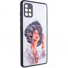 TPU+PC чохол Prisma Ladies для Samsung Galaxy A51  Girl in a hat - 00000035114_17