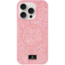 TPU чохол Bling World Rock Diamond with MagSafe для Apple iPhone 13 Pro (6.1")  Pink - 00000075848_6