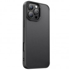 TPU чохол Carbon Protective with Magsafe для Apple iPhone 16 Pro (6.3")  Black - 00000082026_1