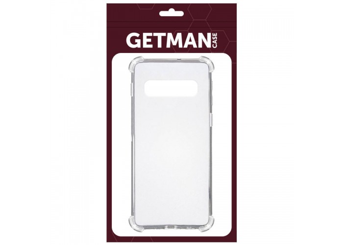 TPU чохол GETMAN Ease logo посилені кути для Samsung Galaxy S10+