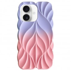 TPU чохол Leaf для Apple iPhone 16 (6.1")  Lilac / Pink - 00000077611_2