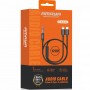 Аудіо кабель Aux Amaya AUX-04 (Type-C/Lightning to AUX 3.5mm) (1.2m)