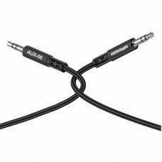 Аудіо кабель Aux Amaya AUX-06 (2m)  Black - 00000084648_1