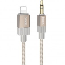 Аудіо кабель Aux Hoco UPA32A Clever digital (Lightning to AUX 3.5mm) (1m)  Gold - 00000079084_2