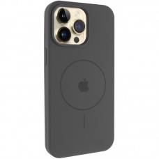Чохол Silicone Case Full Protective (AA) V2 with MagSafe для Apple iPhone 13 Pro (6.1")  Сірий / Dark Gray - 00000080654_9