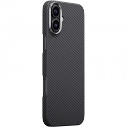 Чохол PC Carbon Protection Slim with MagSafe для Apple iPhone 16 (6.1")  Black - 00000085089_1