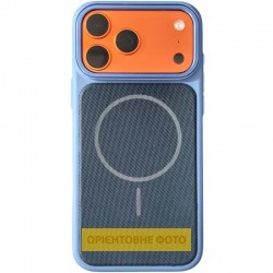Чохол TPU TechWoven Hybrid with MagSafe для Apple iPhone 15 (6.1")  Blue - 00000085097_2