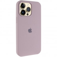 Чохол Silicone Case (AA) Logo with MagSafe для Apple iPhone 12 Pro / 12 (6.1")  Сірий / Lavender - 00000080633_10