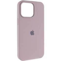 Чохол Silicone Case (AA) Logo with MagSafe для Apple iPhone 15 (6.1")  Сірий / Lavender - 00000080641_10