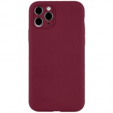 Чохол Silicone Case Full Camera Protective (AA) NO LOGO для Apple iPhone 12 Pro Max (6.7")  Бордовий / Plum - 00000070226_3
