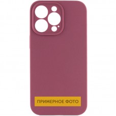 Чохол Silicone Case Full Camera Protective (AA) NO LOGO для Apple iPhone 16 (6.1")  Бордовий / Plum - 00000074950_3
