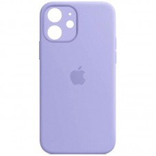 Чохол Silicone Case Full Camera Protective (AA) для Apple iPhone 12 (6.1")  Бузковий / Lilac - 00000042250_32