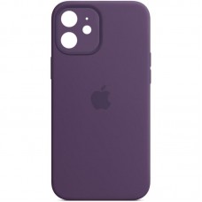 Чохол Silicone Case Full Camera Protective (AA) для Apple iPhone 12 (6.1")  Фіолетовий / Amethyst - 00000042250_30