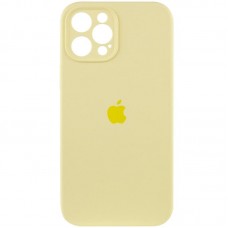 Чохол Silicone Case Full Camera Protective (AA) для Apple iPhone 12 Pro Max (6.7")  Жовтий / Mellow Yellow - 00000042253_26