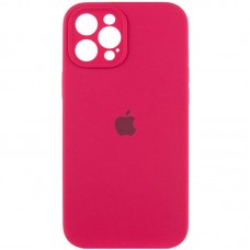 Чохол Silicone Case Full Camera Protective (AA) для Apple iPhone 12 Pro Max (6.7")  Червоний / Rose Red - 00000042253_29