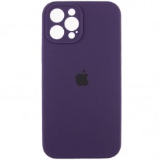 Чохол Silicone Case Full Camera Protective (AA) для Apple iPhone 12 Pro Max (6.7")  Фіолетовий / Elderberry - 00000042253_33