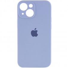 Чохол Silicone Case Full Camera Protective (AA) для Apple iPhone 15 (6.1")  Блакитний / Lilac Blue - 00000066390_3