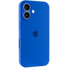 Чохол Silicone Case Full Camera Protective (AA) для Apple iPhone 16 Plus (6.7")  Синій / Capri Blue - 00000074281_23