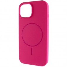 Чохол Silicone Case Full Protective (AA) NO LOGO with MagSafe для Apple iPhone 13 (6.1")  Малиновий / Dragon Fruit - 00000076447_15