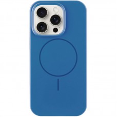 Чохол Silicone Case Full Protective (AA) NO LOGO with MagSafe для Apple iPhone 15 Pro Max (6.7")  Синій / Denim Blue - 00000076456_24