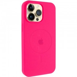 Чохол Silicone Case Full Protective (AA) V2 with MagSafe для Apple iPhone 12 Pro / 12 (6.1")  Рожевий / Barbie pink - 00000080651_7